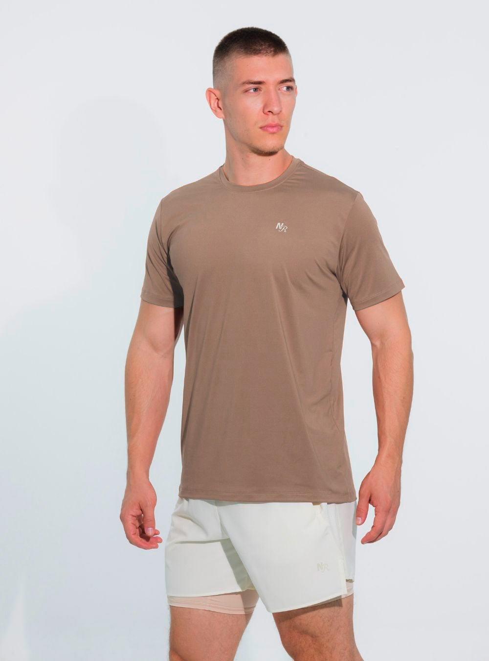 Camiseta Tela Fria Basica Cafe